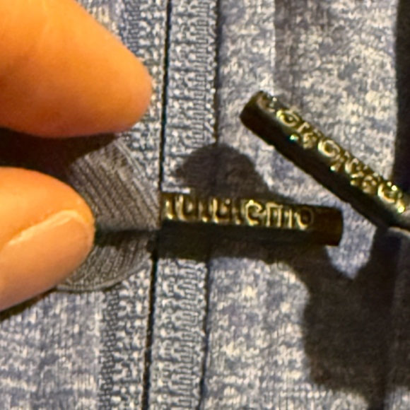 Lululemon Scuba Jacket Blue Hoodie High Neck Full Zip Thumb Holes, size 8 - Picture 9 of 13